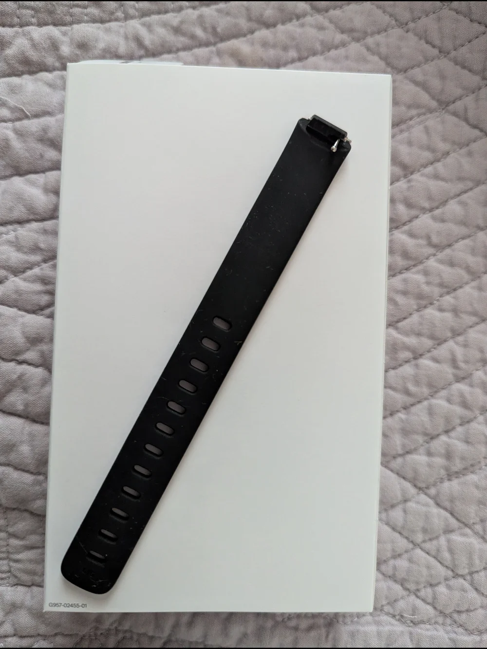 Fitbit Inspire 3 Large Perforated Band in Midnight Zen, Unused
